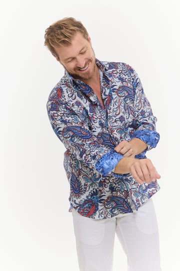 BOHEMIAN LINEN SHIRT-David Smith Australia