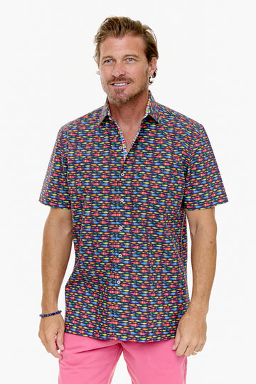 NEON FISH SHIRT INK-David Smith Australia