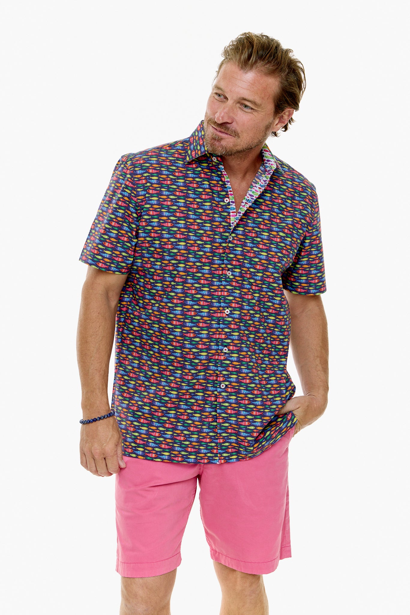 NEON FISH SHIRT INK-David Smith Australia