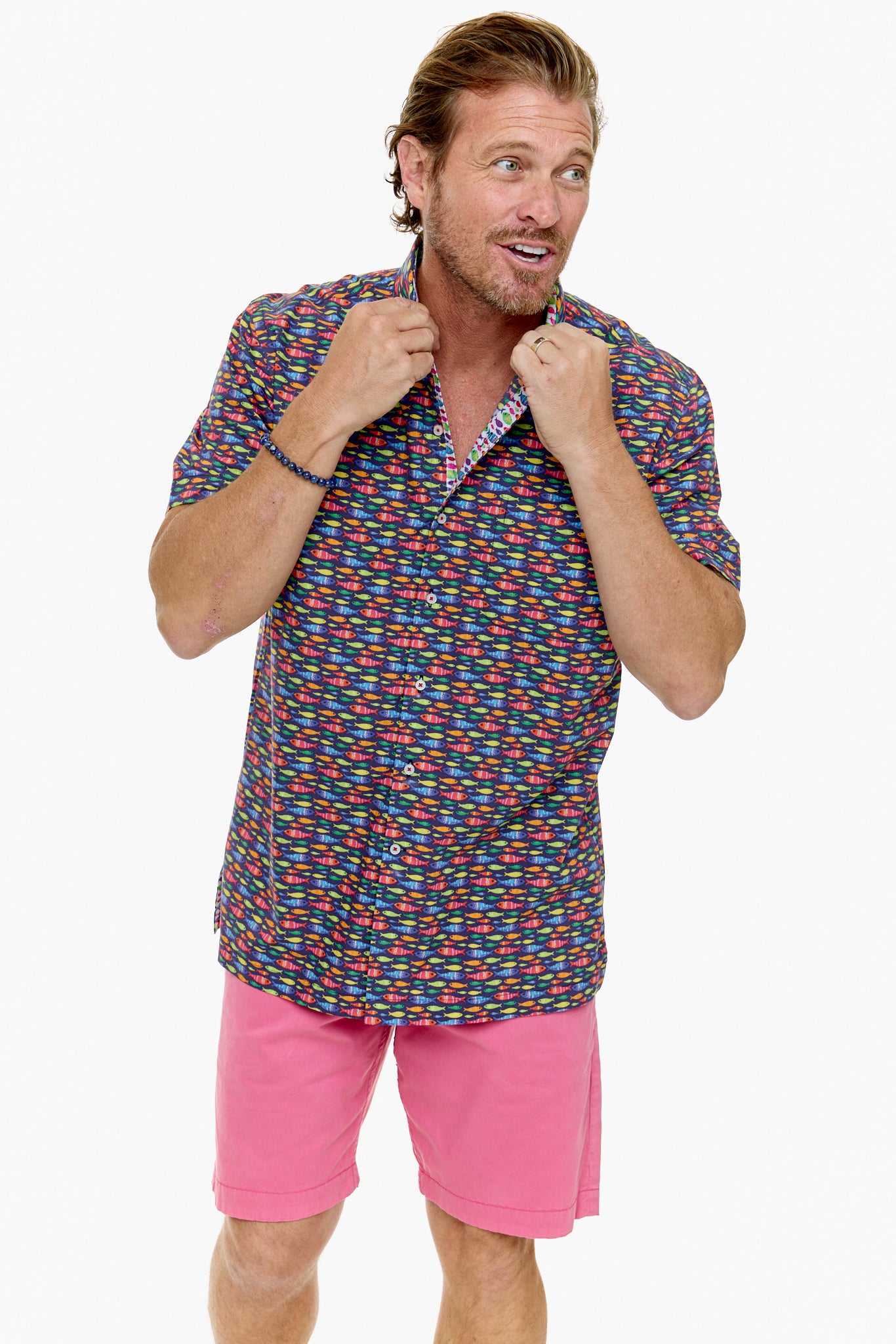 NEON FISH SHIRT INK-David Smith Australia