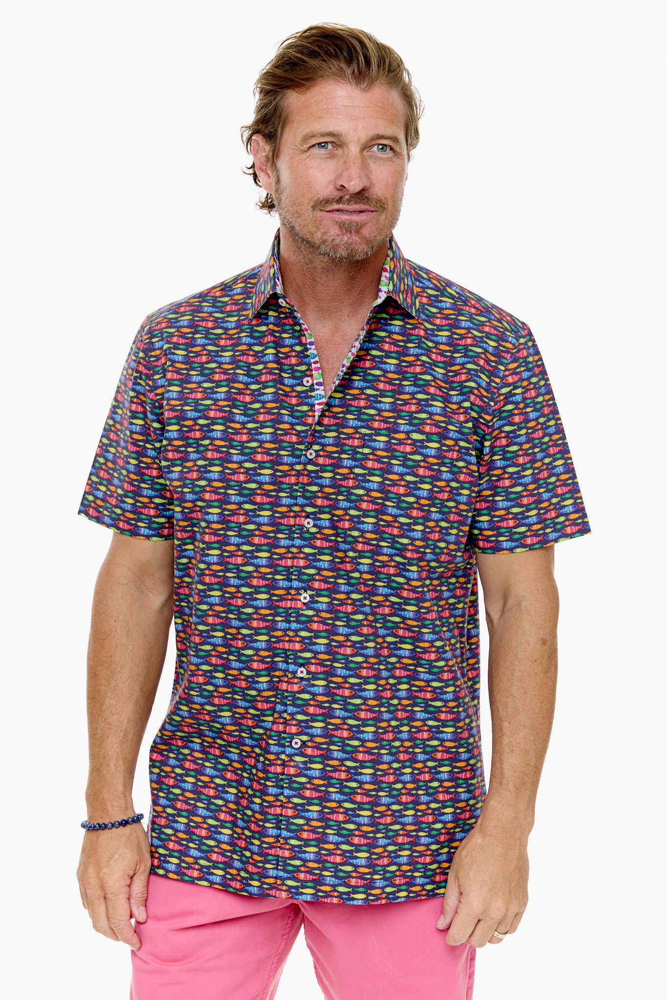 NEON FISH SHIRT INK-David Smith Australia