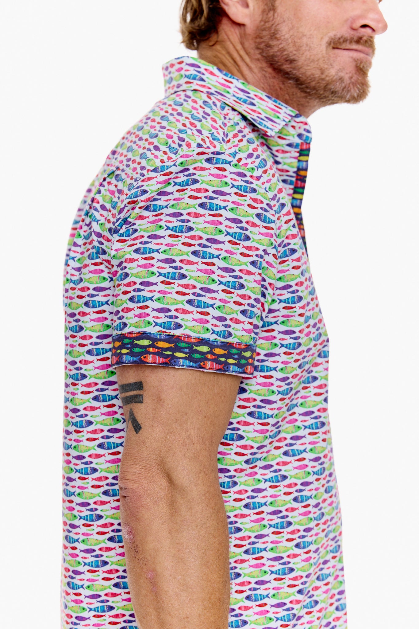 NEON FISH SHIRT-David Smith Australia