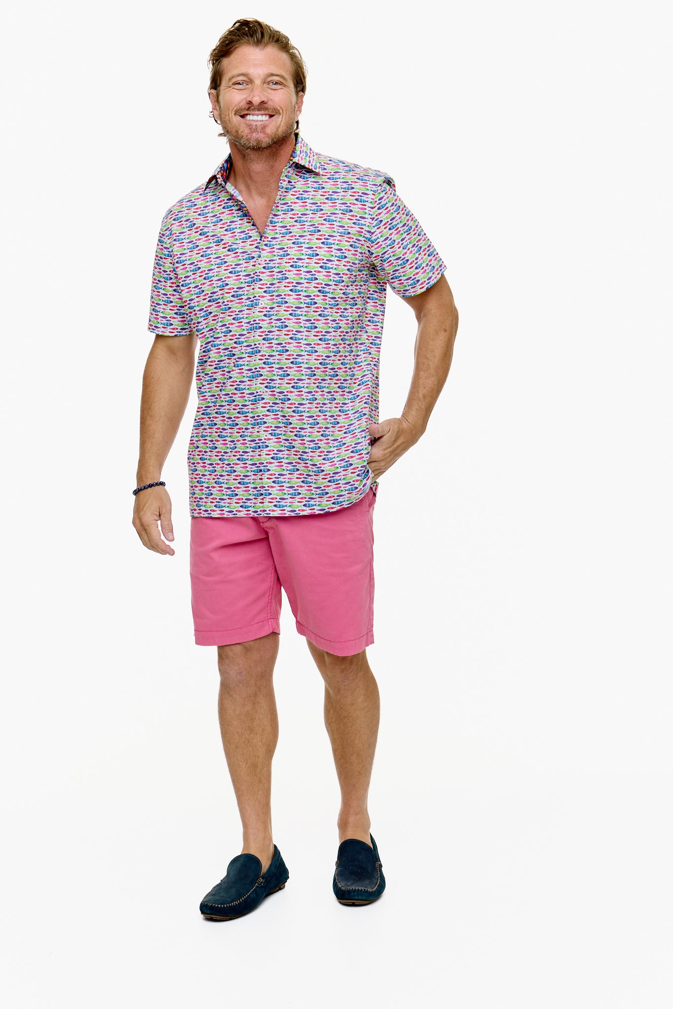 NEON FISH SHIRT-David Smith Australia
