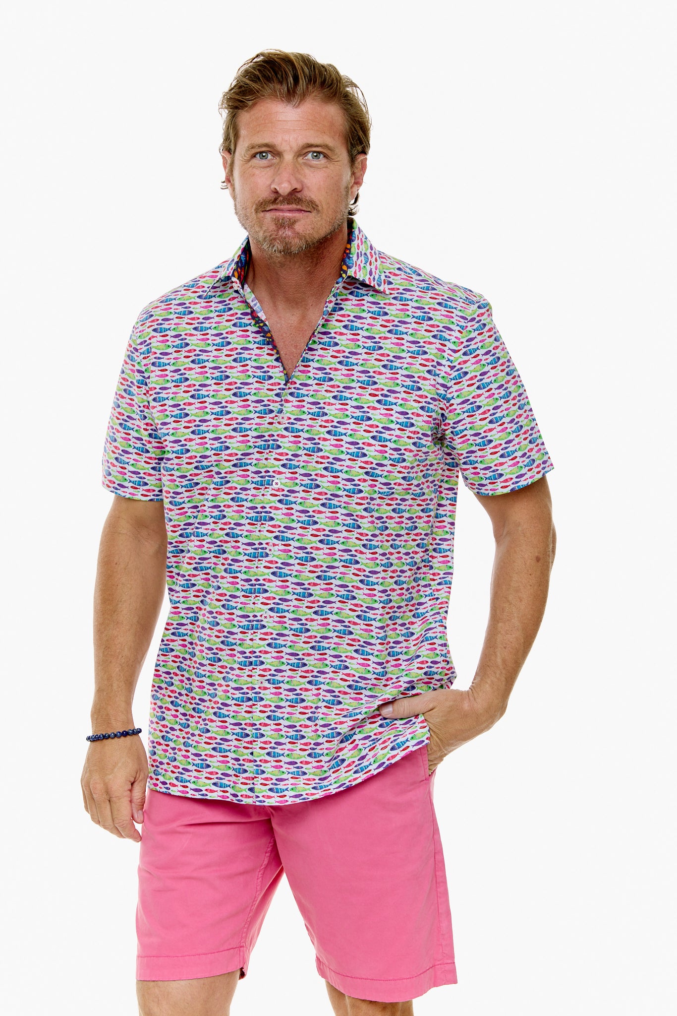 NEON FISH SHIRT-David Smith Australia