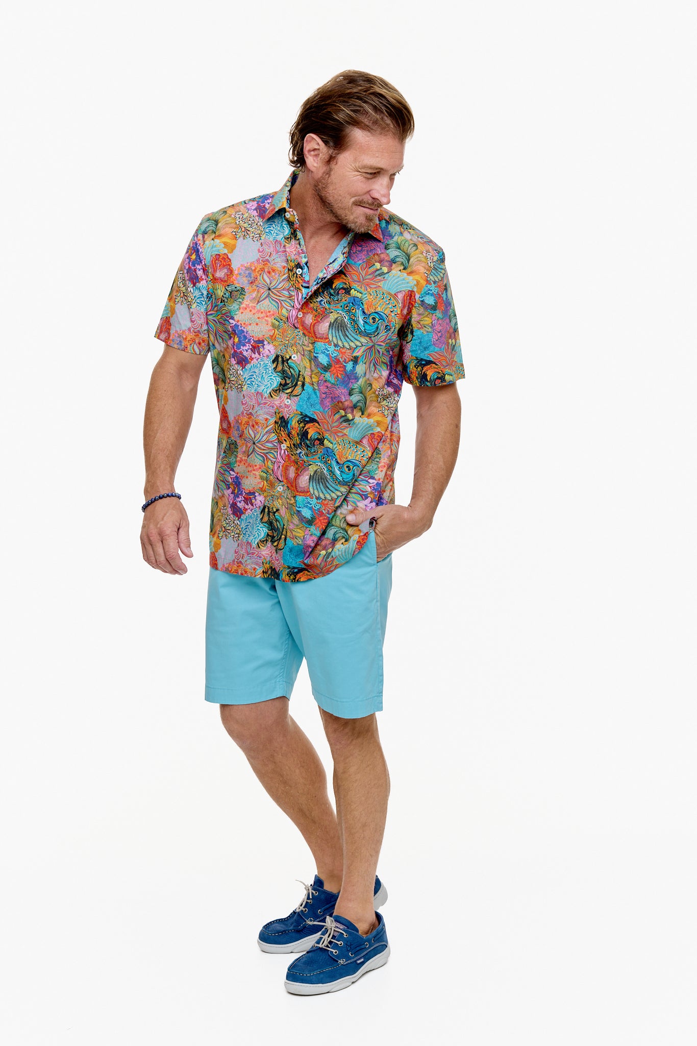 PLUME SHIRT SHORT SLEEVE-David Smith Australia