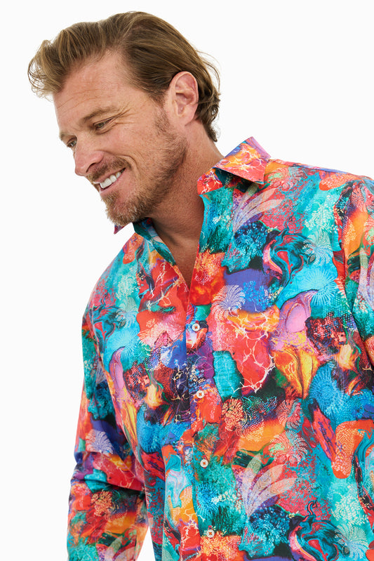 SPLASH ABSTRACT SHIRT-David Smith Australia