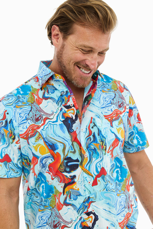 SEA DRIFT SHIRT SS-David Smith Australia