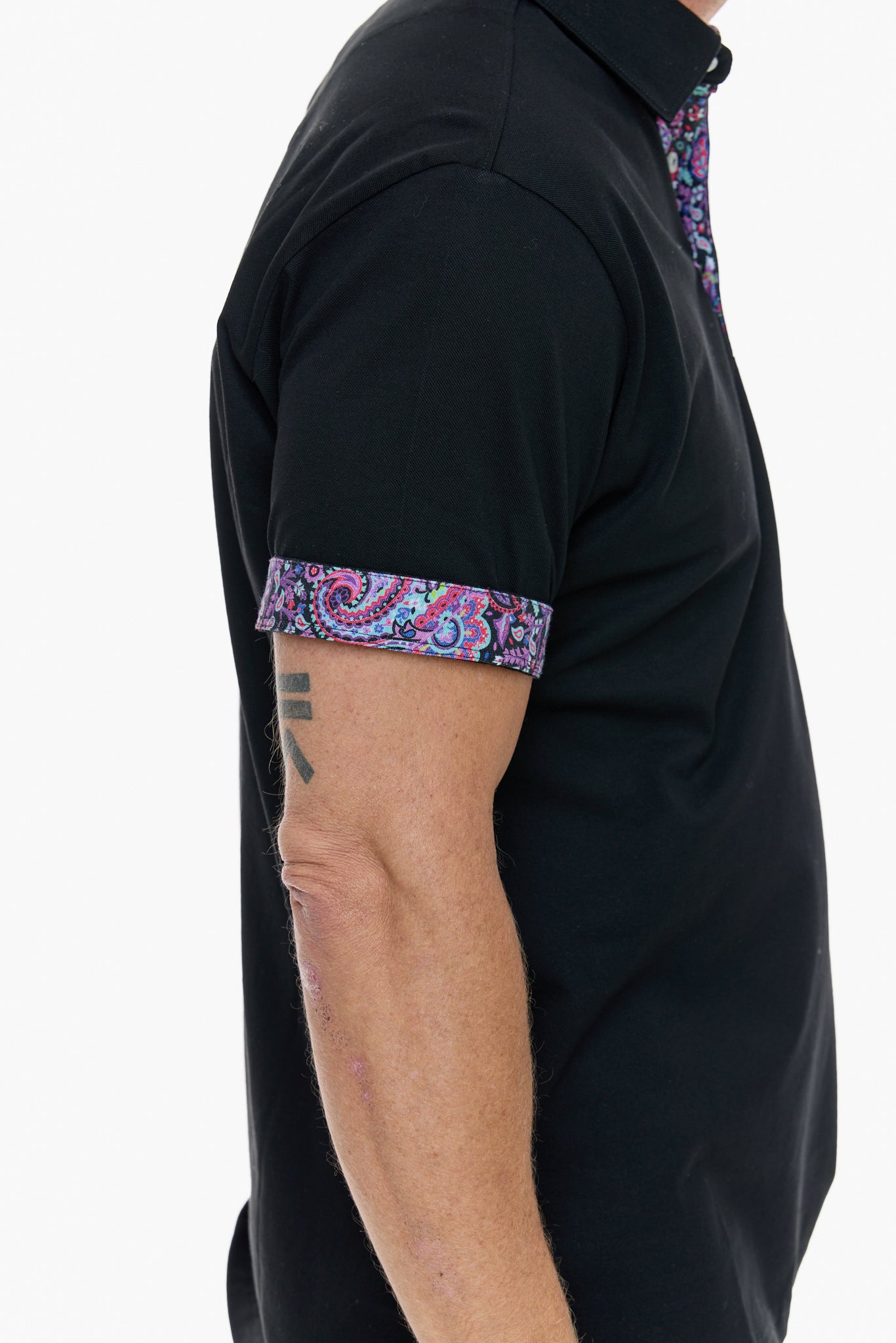 AMALFI POLO BLACK-David Smith Australia