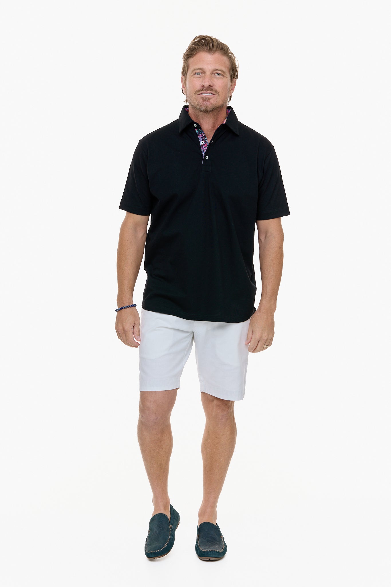 AMALFI POLO BLACK-David Smith Australia