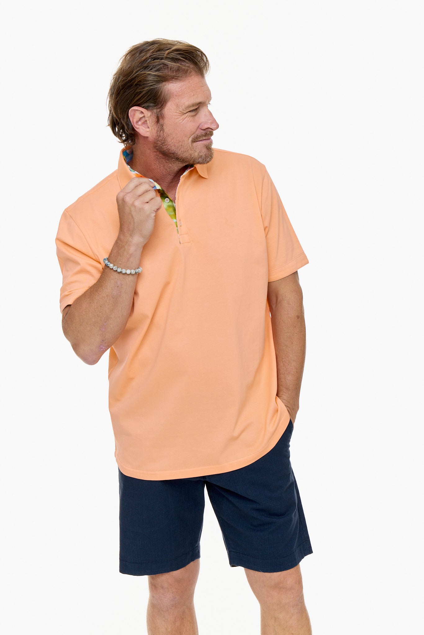 AMALFI POLO PEACH-David Smith Australia