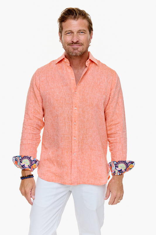 LANIKAI LINEN SHIRT TANGO-David Smith Australia