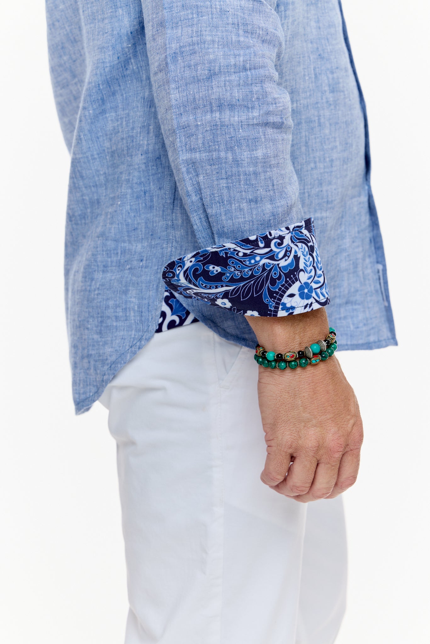 LANIKAI LINEN SHIRT PACIFIC-David Smith Australia