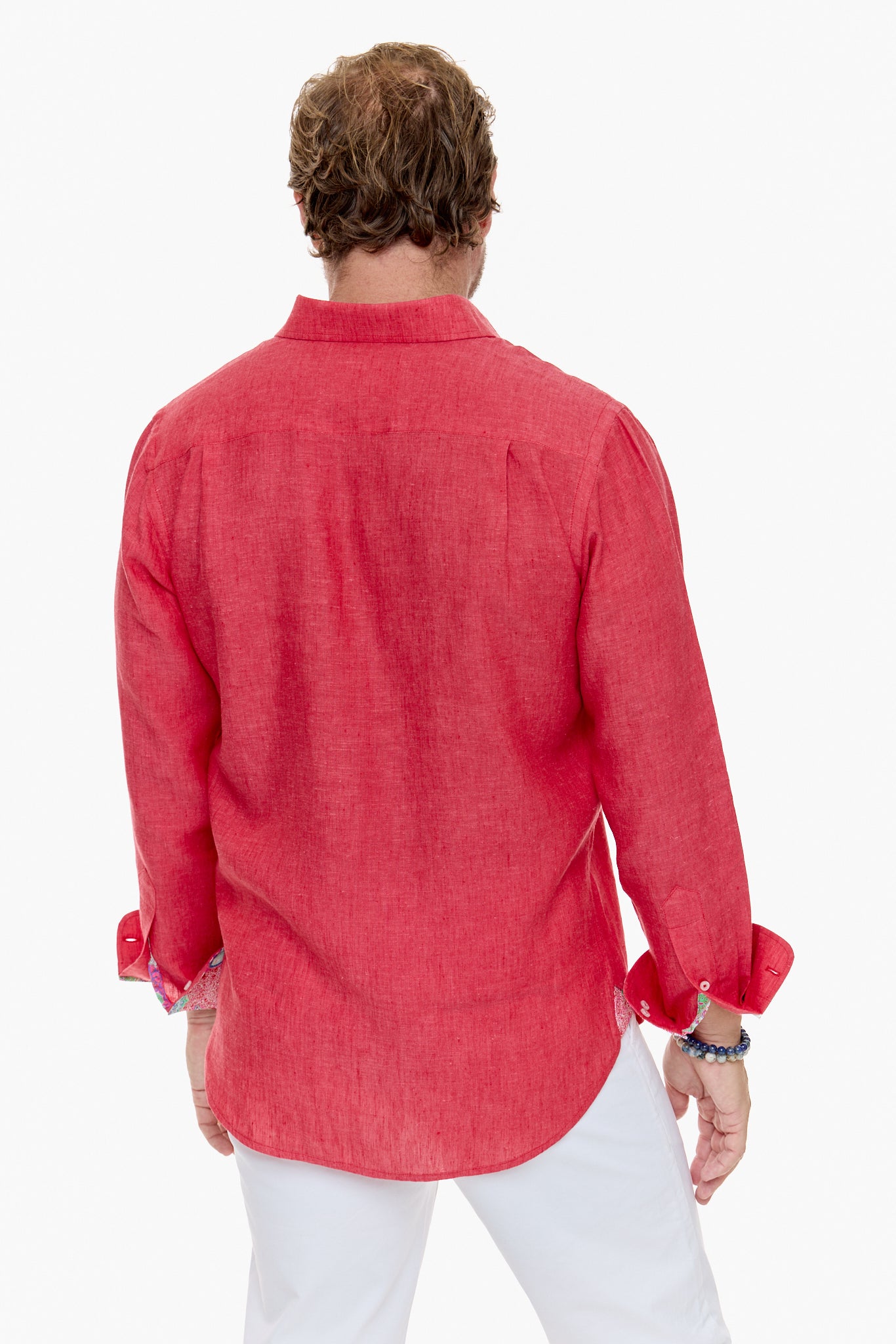 LANIKAI LINEN SHIRT SUNSET-David Smith Australia