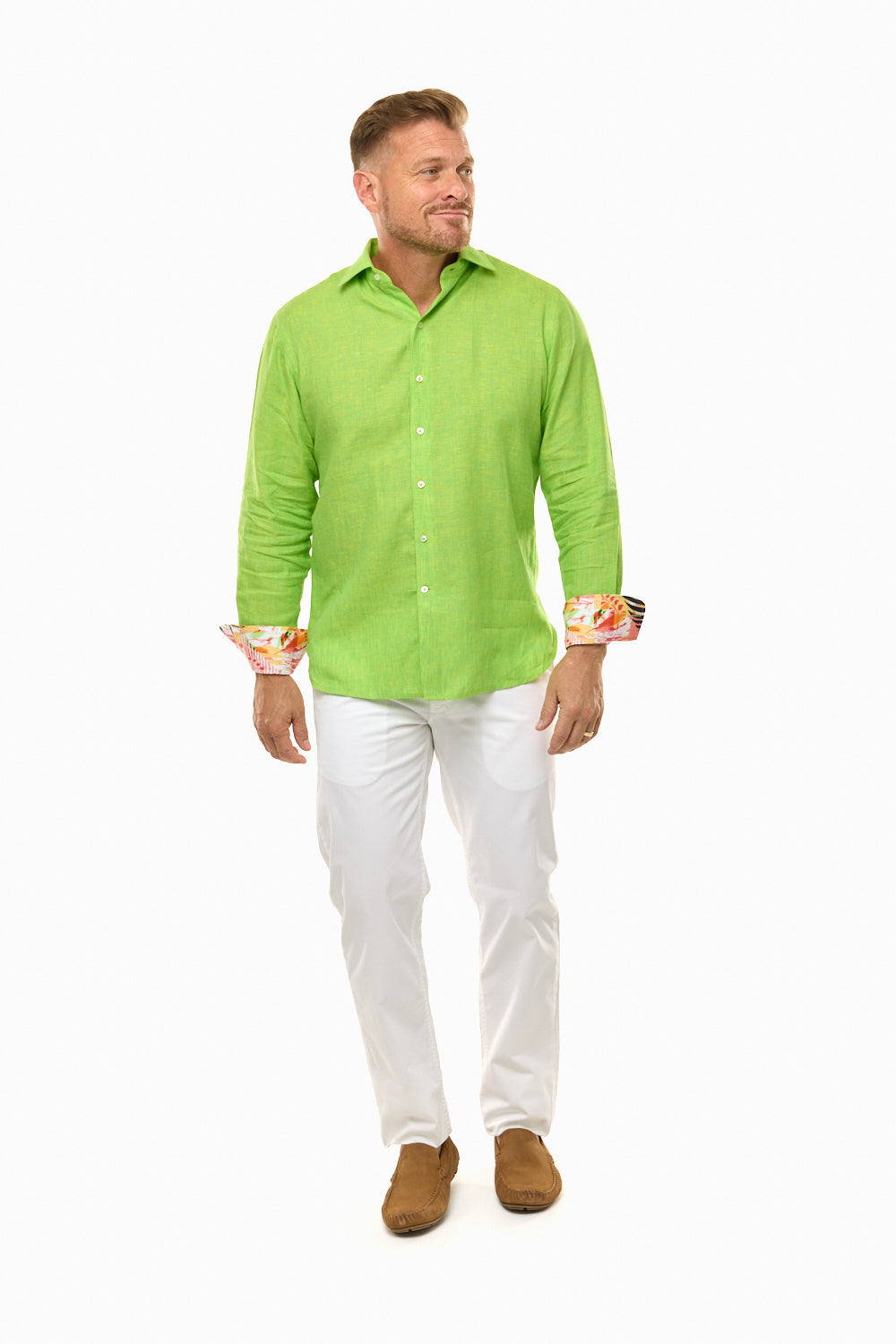 LANIKAI LINEN SHIRT TROPIC-David Smith Australia