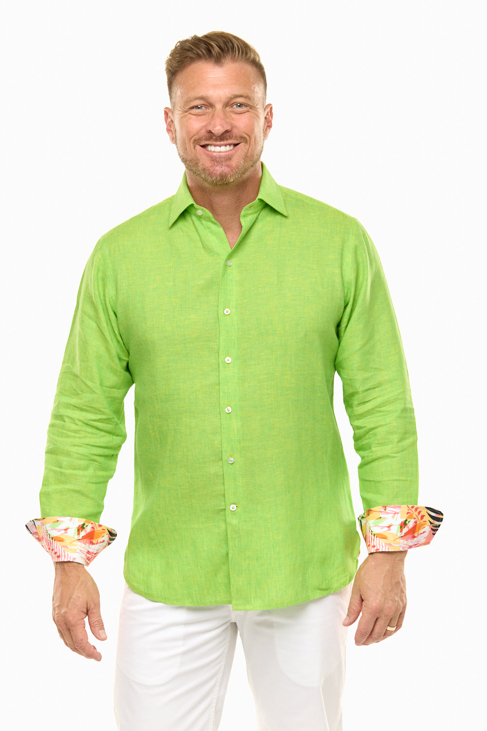 LANIKAI LINEN SHIRT TROPIC-David Smith Australia