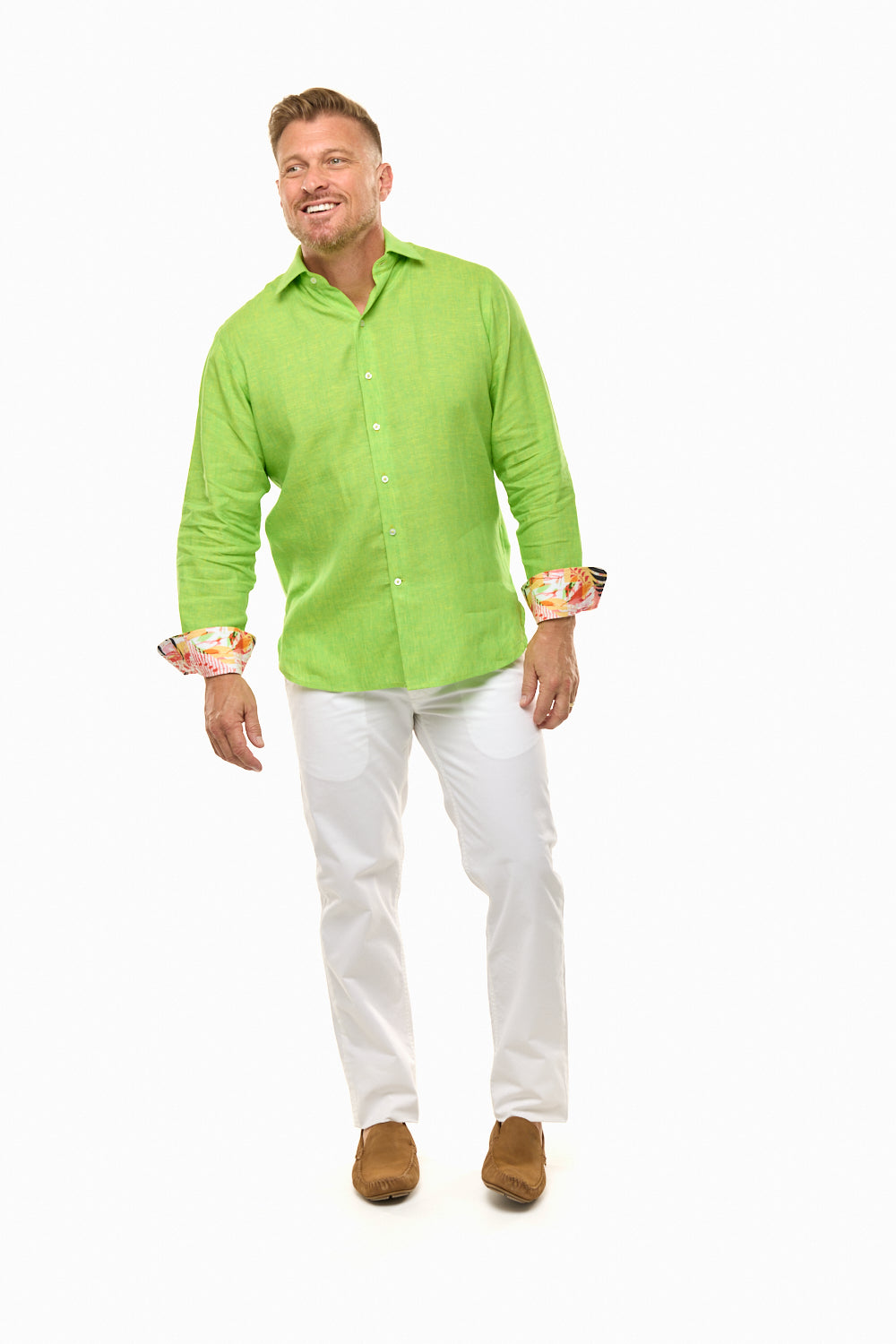 LANIKAI LINEN SHIRT TROPIC-David Smith Australia