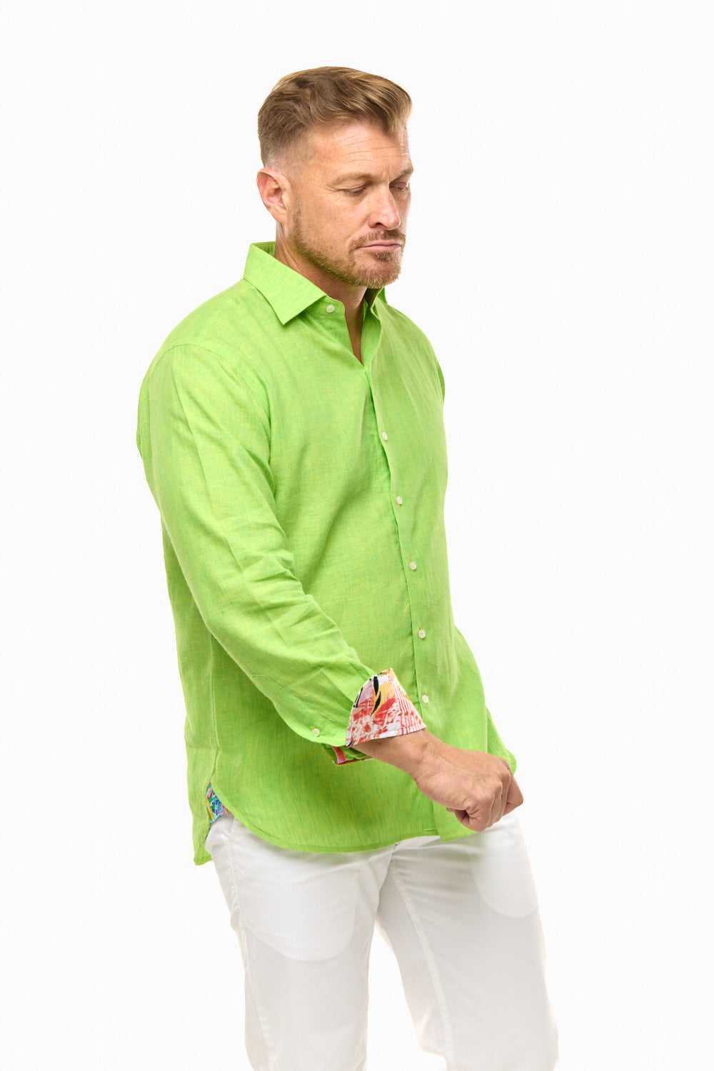 LANIKAI LINEN SHIRT TROPIC-David Smith Australia