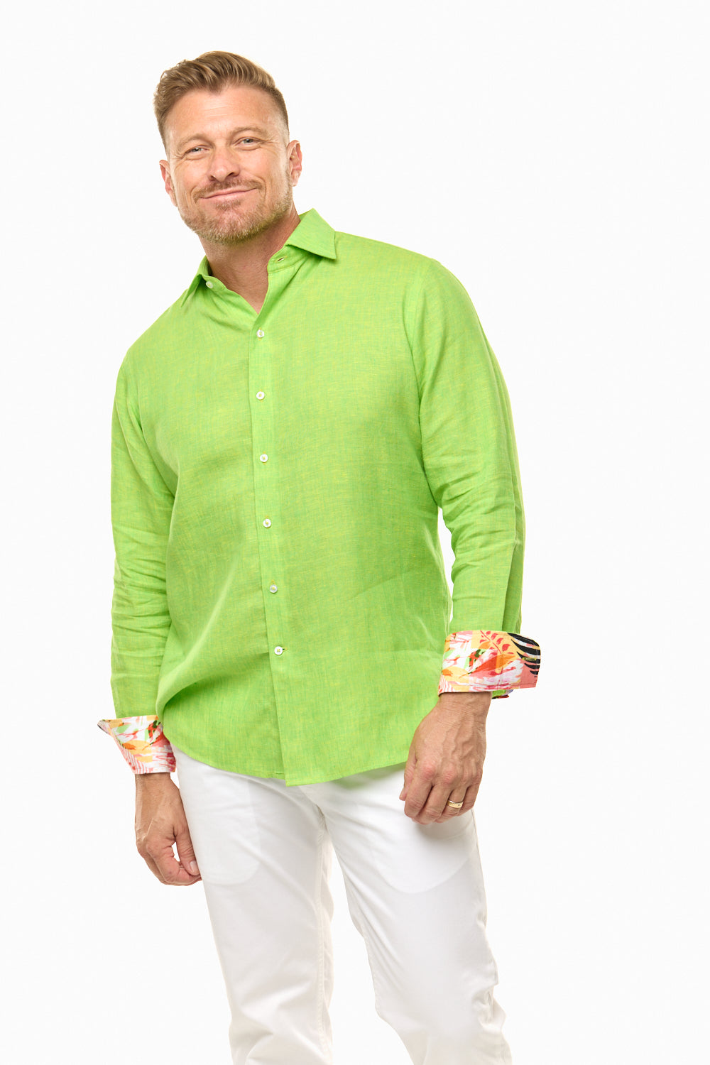 LANIKAI LINEN SHIRT TROPIC-David Smith Australia