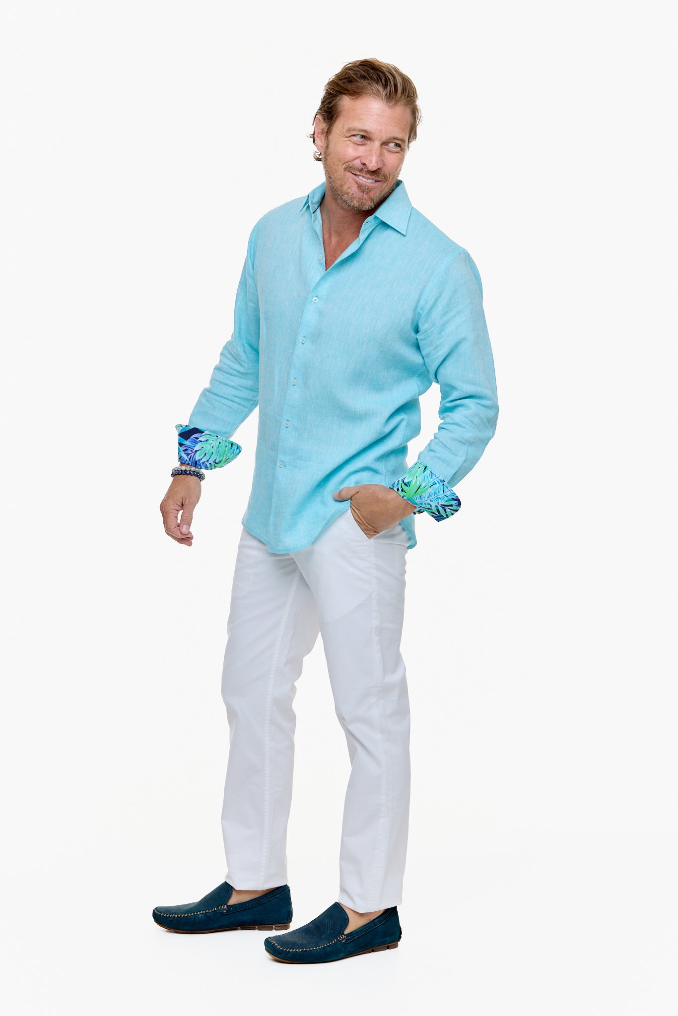 LANIKAI LINEN SHIRT POOL-David Smith Australia