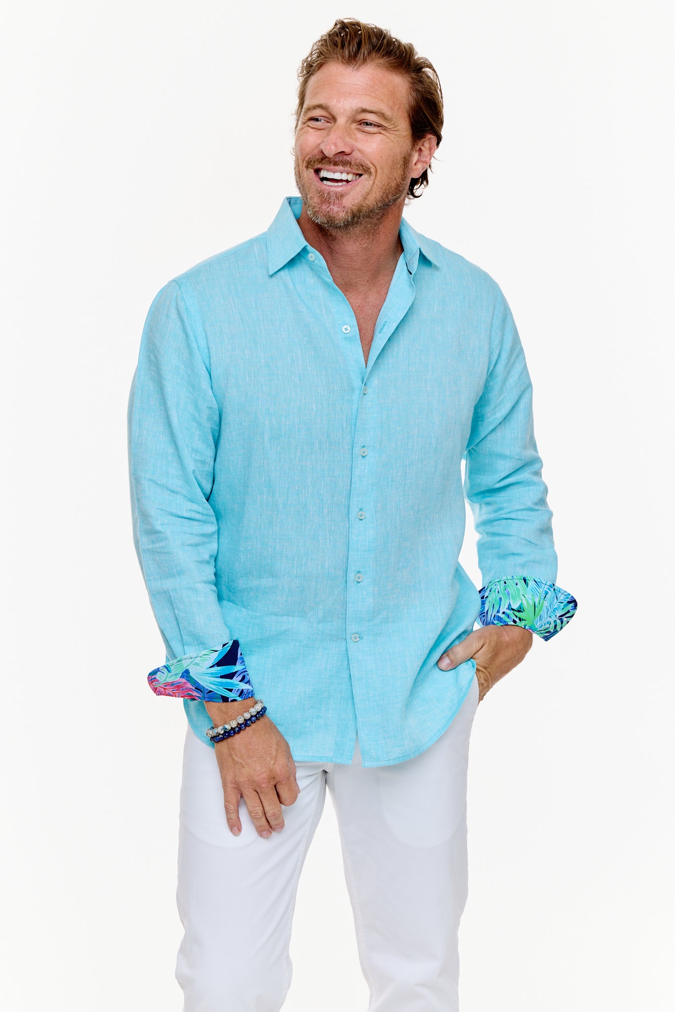 LANIKAI LINEN SHIRT POOL-David Smith Australia