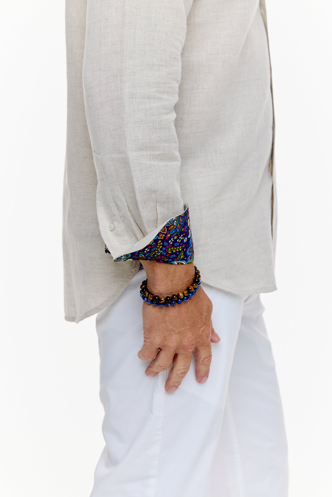 ISLAND SHIRT STONE-David Smith Australia