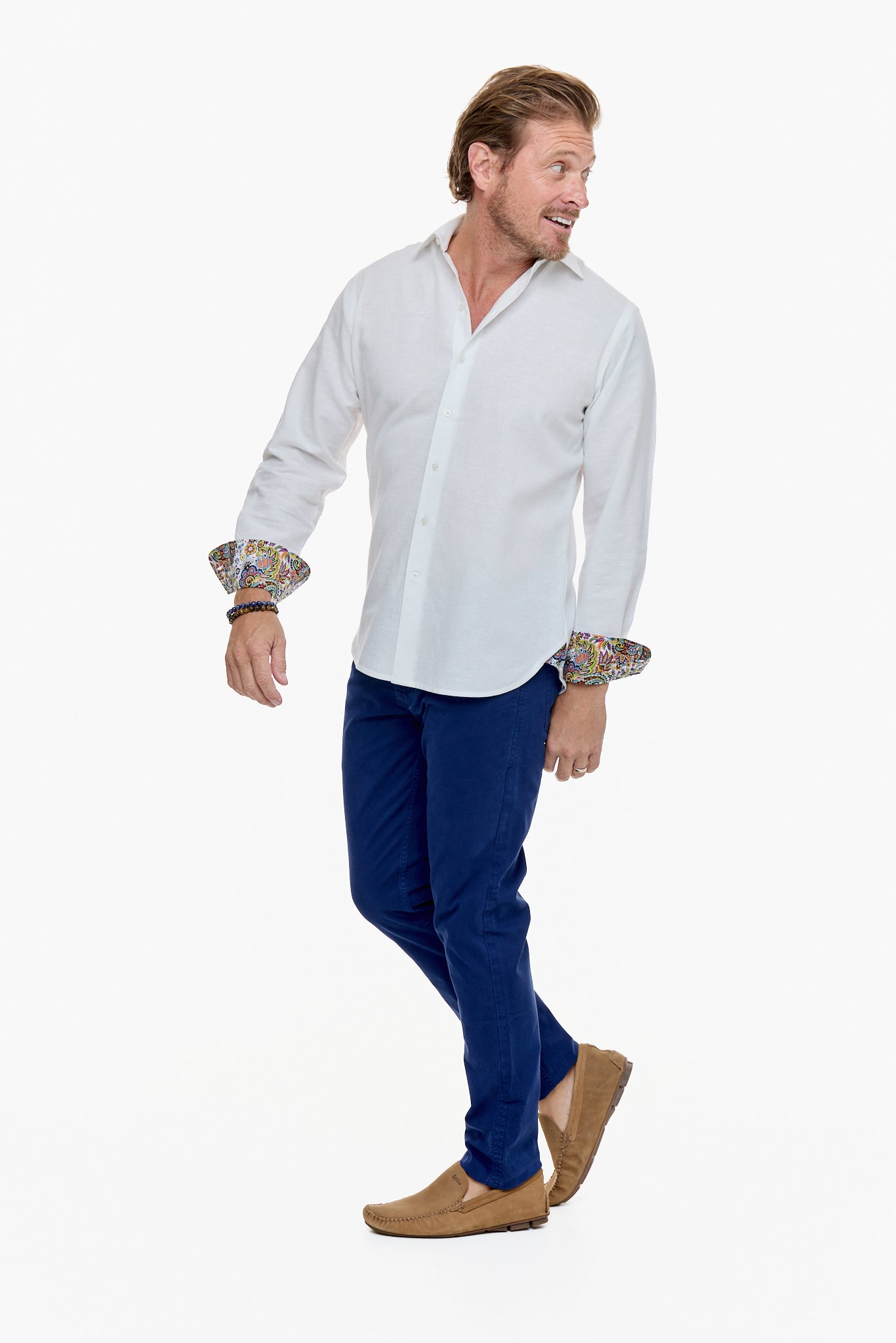 ISLAND SHIRT WHITE-David Smith Australia