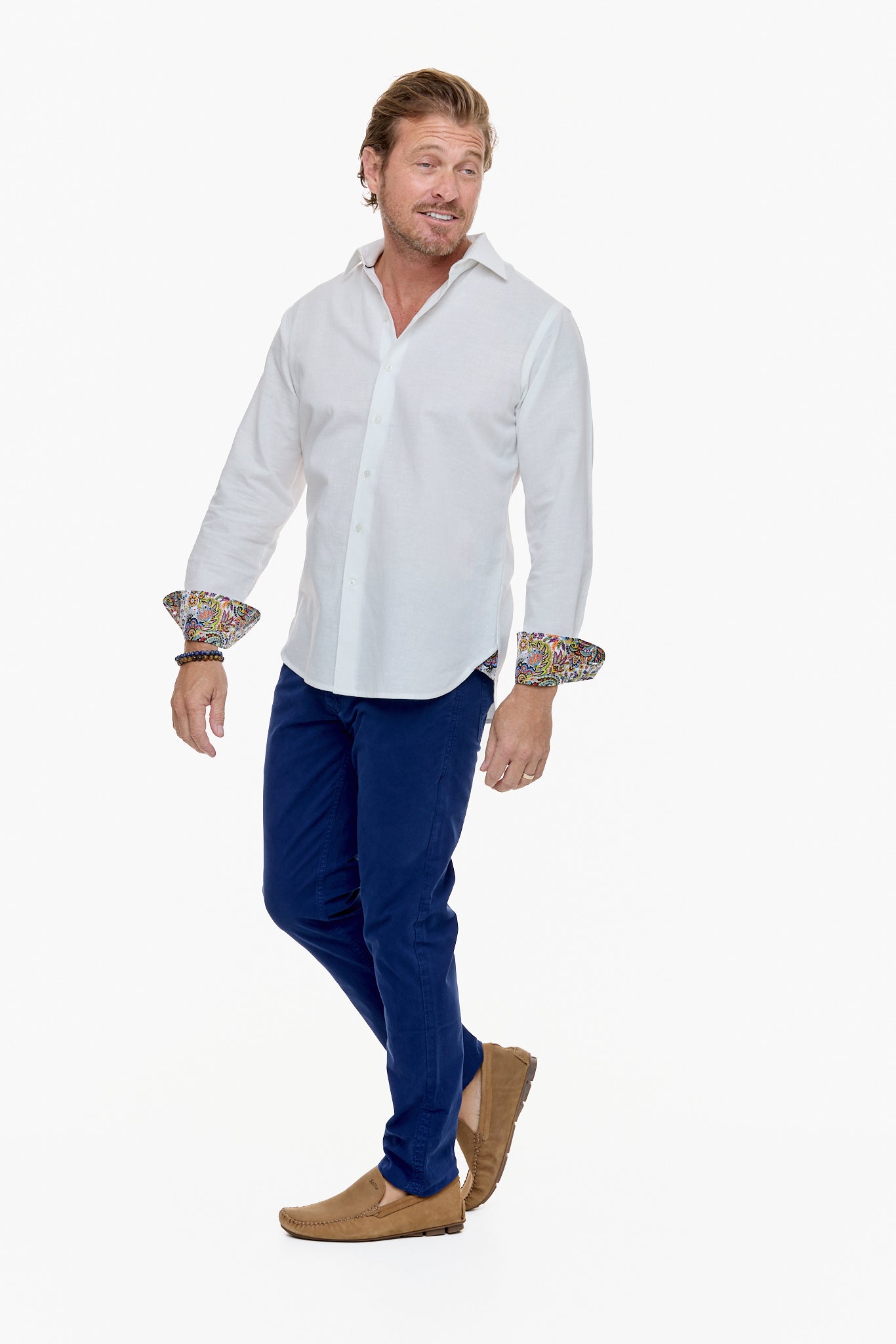 ISLAND SHIRT WHITE-David Smith Australia