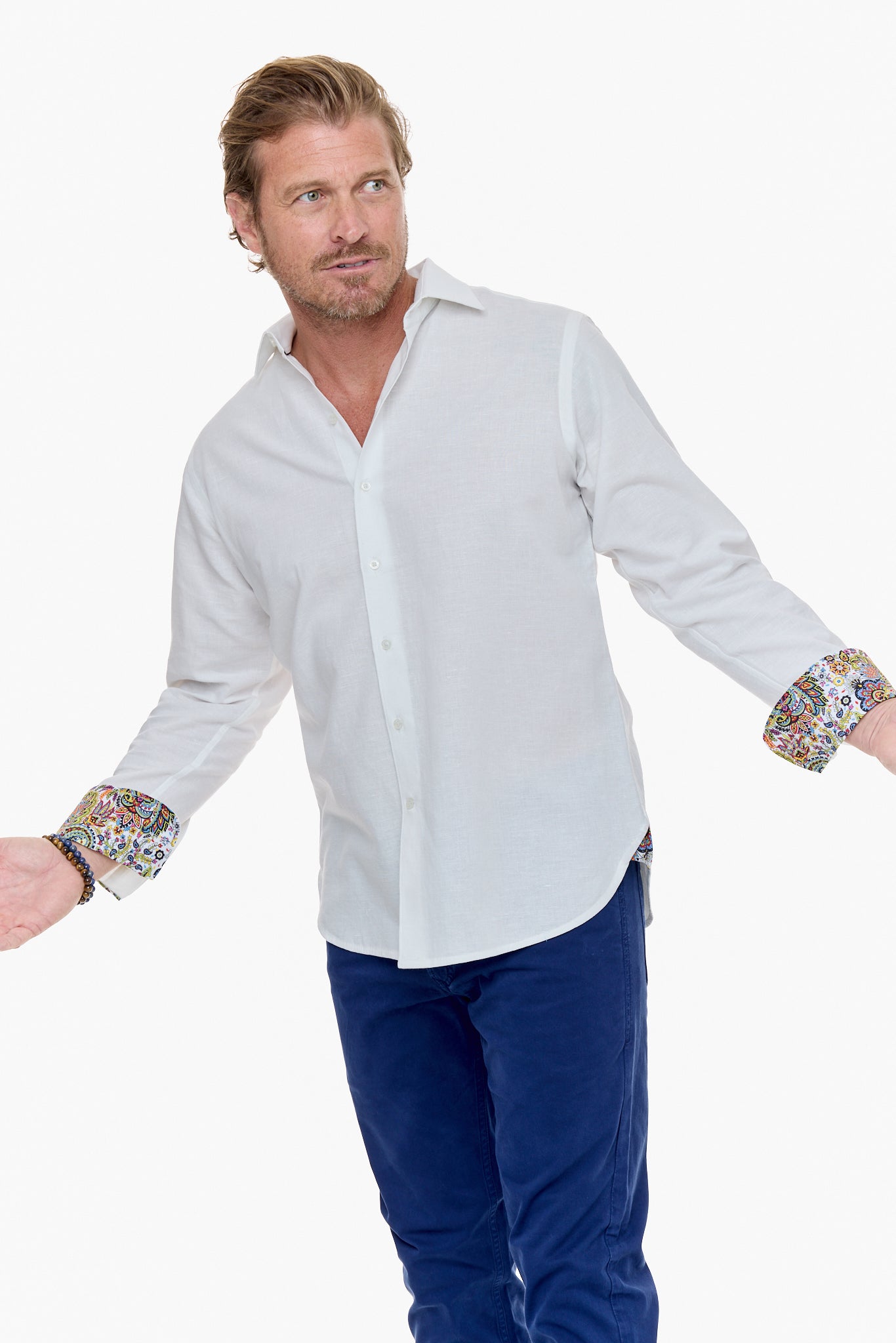 ISLAND SHIRT WHITE-David Smith Australia