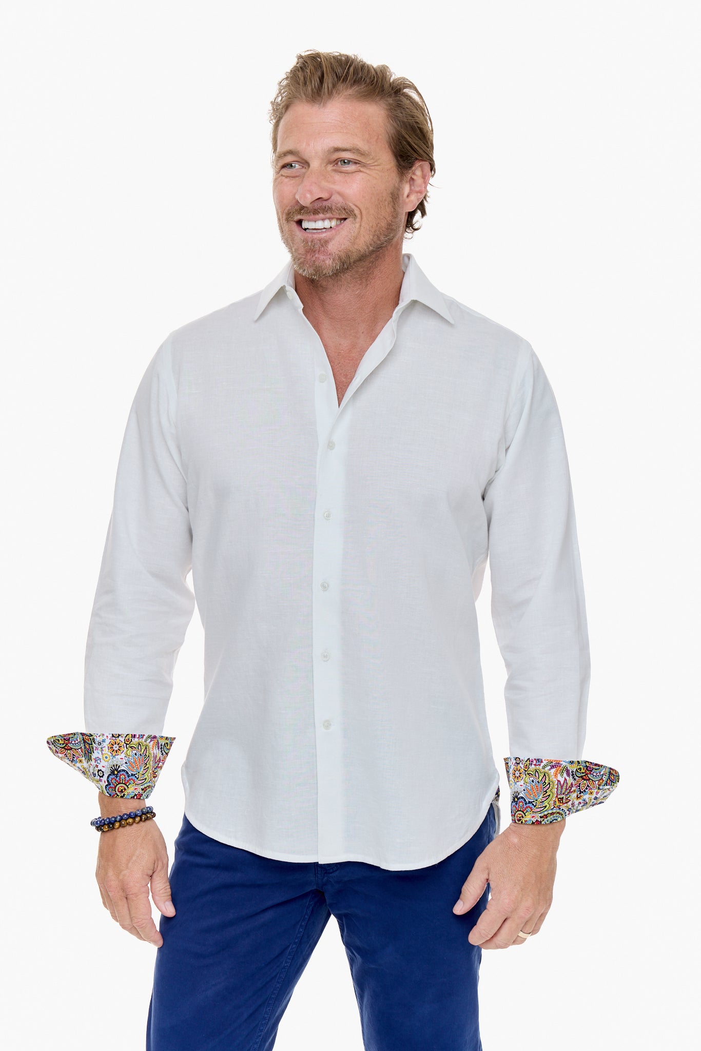 ISLAND SHIRT WHITE-David Smith Australia