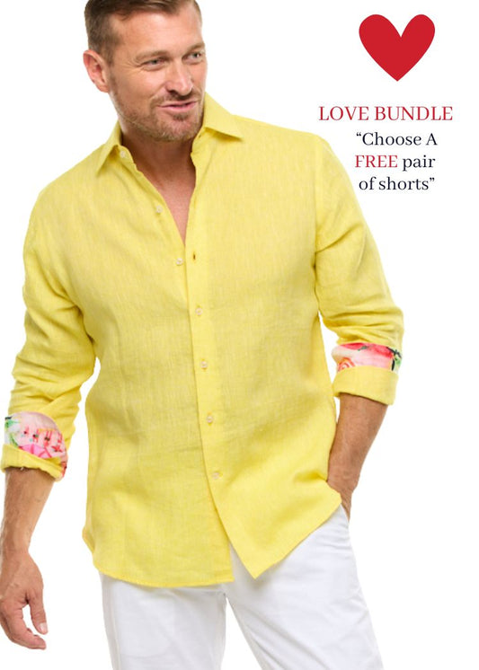 LANIKAI LINEN SHIRT NEON