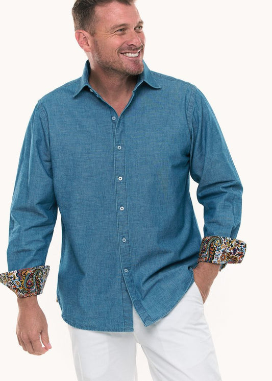 INDIGO DENIM SHIRT