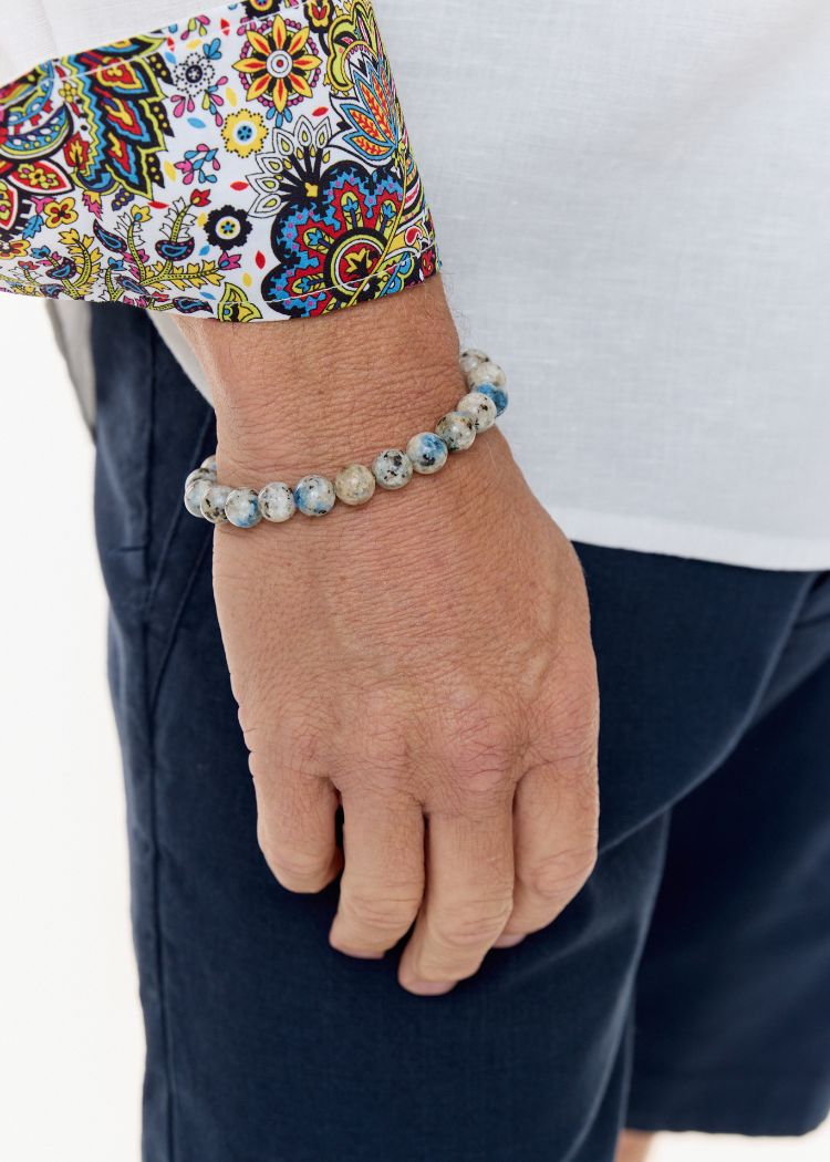 Dalmatian Jasper Bracelet-David Smith Australia