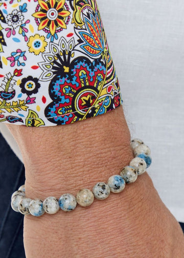 Dalmatian Jasper Bracelet-David Smith Australia