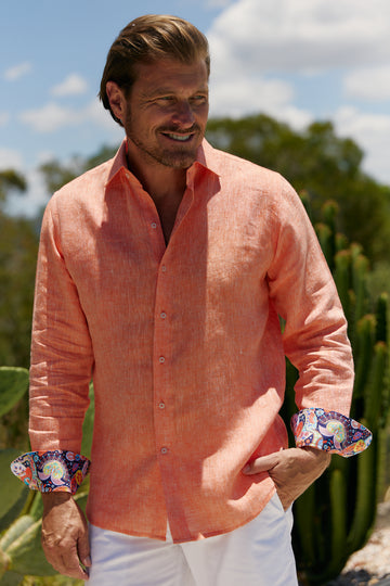 LANIKAI LINEN SHIRT TANGO-David Smith Australia