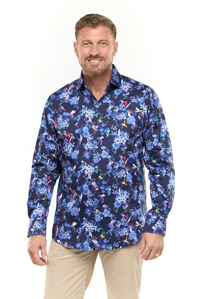 GRAMMAR'S GARDEN SHIRT NIGHT-David Smith Australia