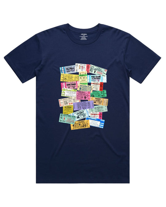 CONCERT TICKETS T-SHIRT – DARK BLUE  | ISTHATSO