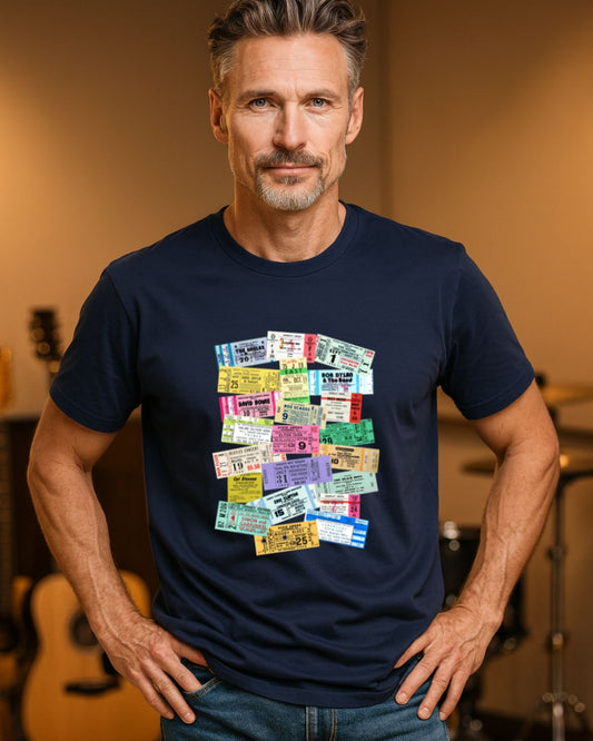 CONCERT TICKETS T-SHIRT – DARK BLUE  | ISTHATSO