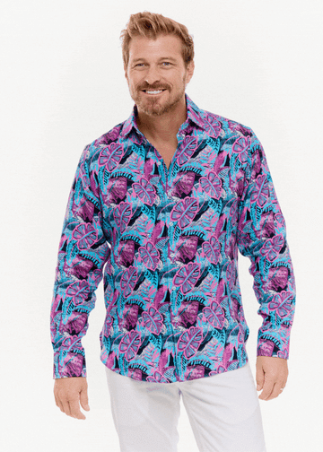 AFTERGLOW LINEN SHIRT-David Smith Australia