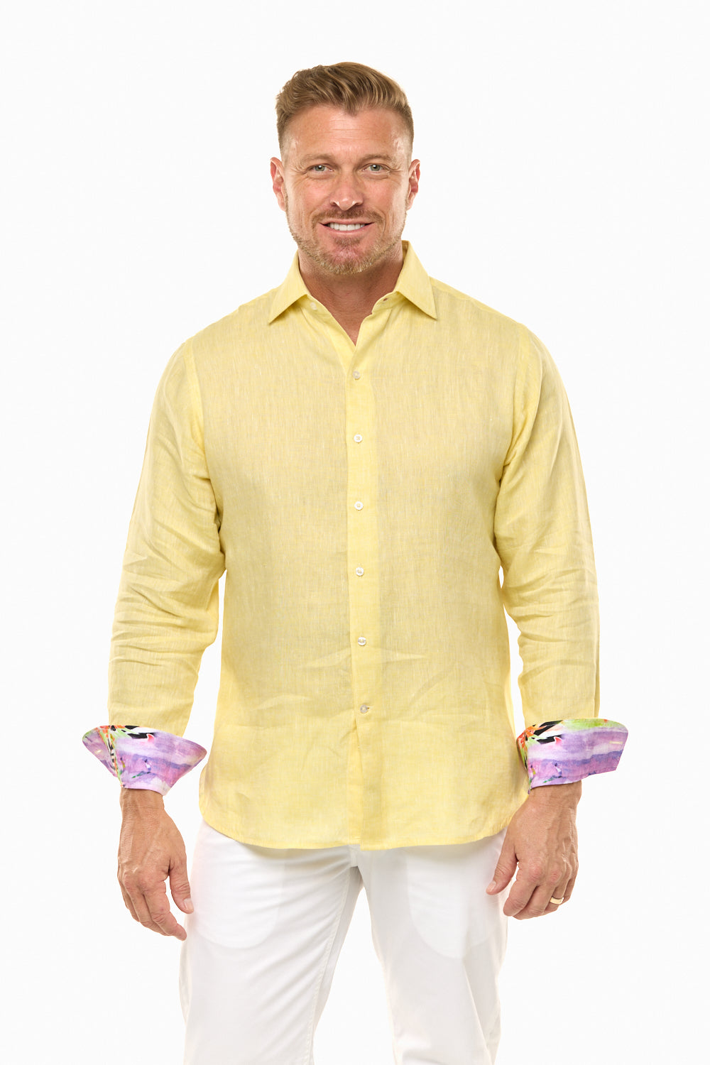 LANIKAI LINEN SHIRT SUNRISE-David Smith Australia