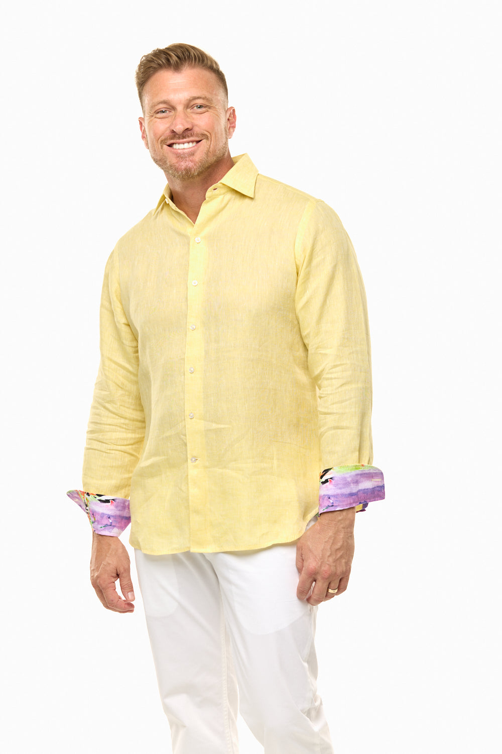 LANIKAI LINEN SHIRT SUNRISE-David Smith Australia