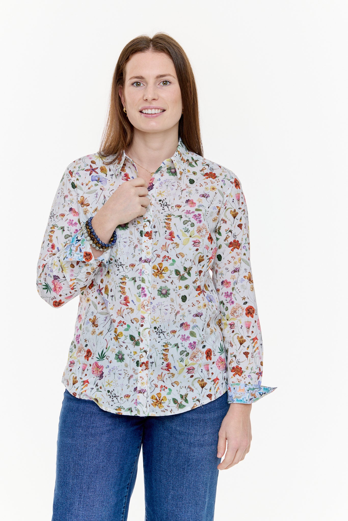 FLORAL EVE SHIRT-David Smith Australia