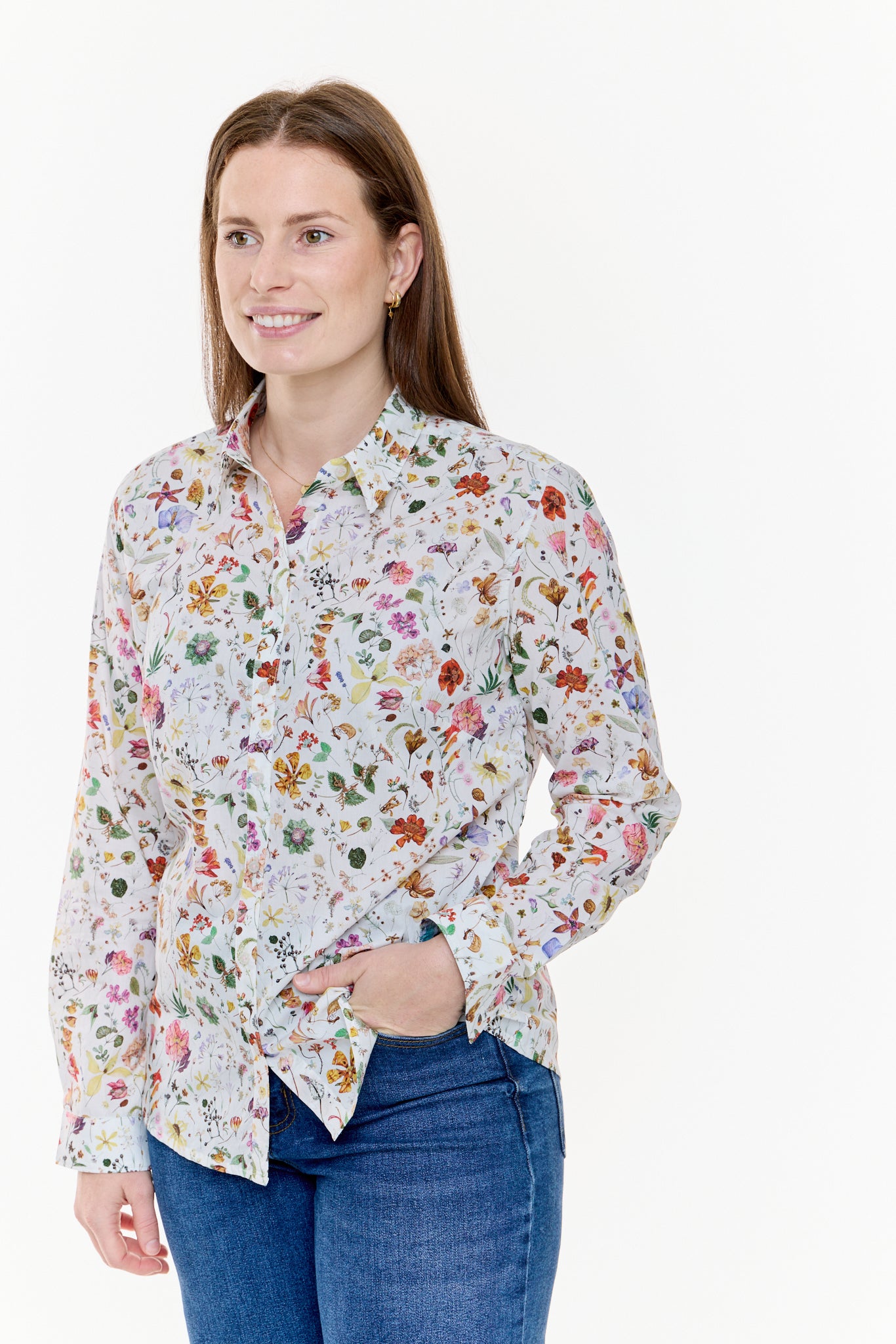 FLORAL EVE SHIRT-David Smith Australia