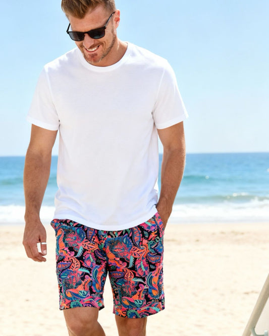 REEF PARADISE SHORT CERISE-David Smith Australia