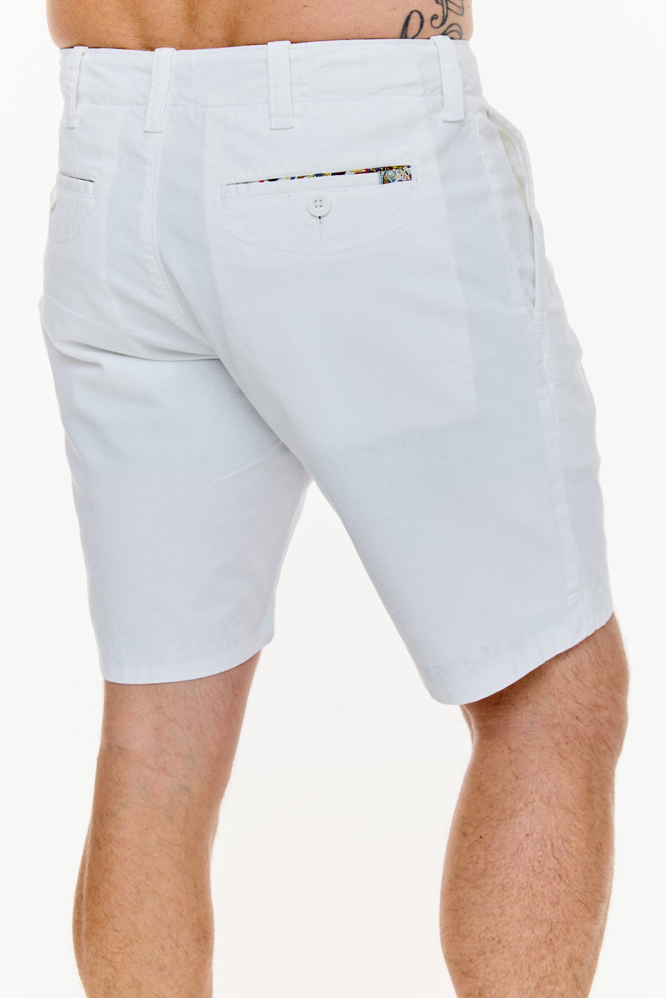 REEF SHORT WHITE-David Smith Australia