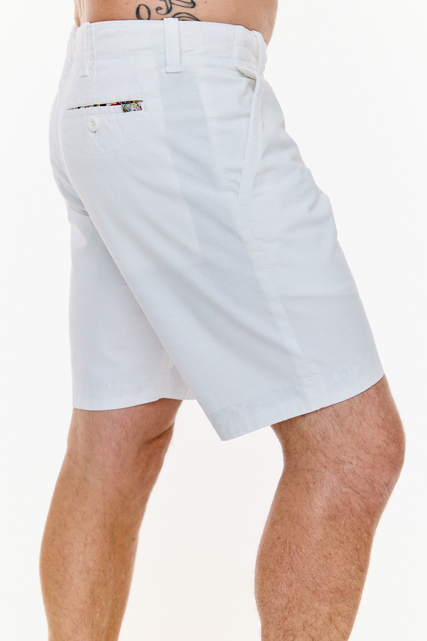 REEF SHORT WHITE-David Smith Australia