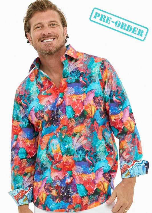 SPLASH ABSTRACT SHIRT-David Smith Australia