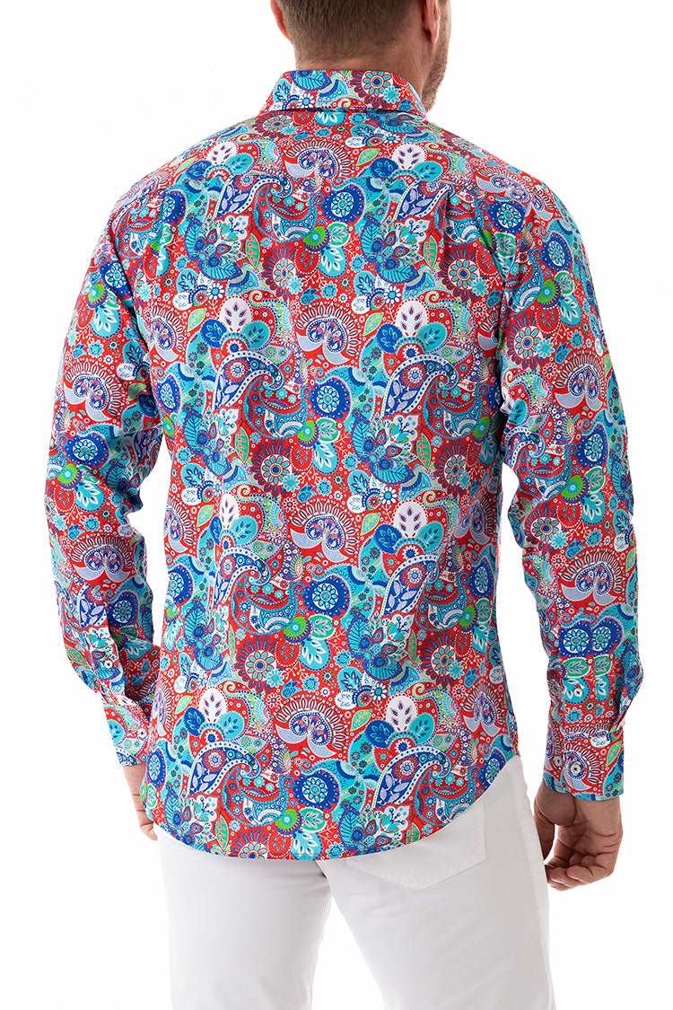 PAISLEY BY DESIGN SHIRT TUSCAN-David Smith Australia