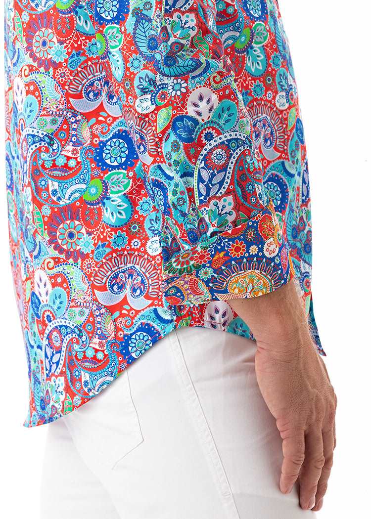 PAISLEY BY DESIGN SHIRT TUSCAN-David Smith Australia