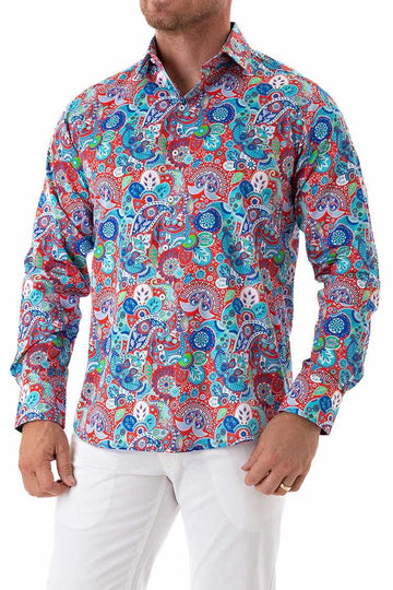 PAISLEY BY DESIGN SHIRT TUSCAN-David Smith Australia