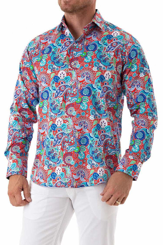 PAISLEY BY DESIGN SHIRT TUSCAN